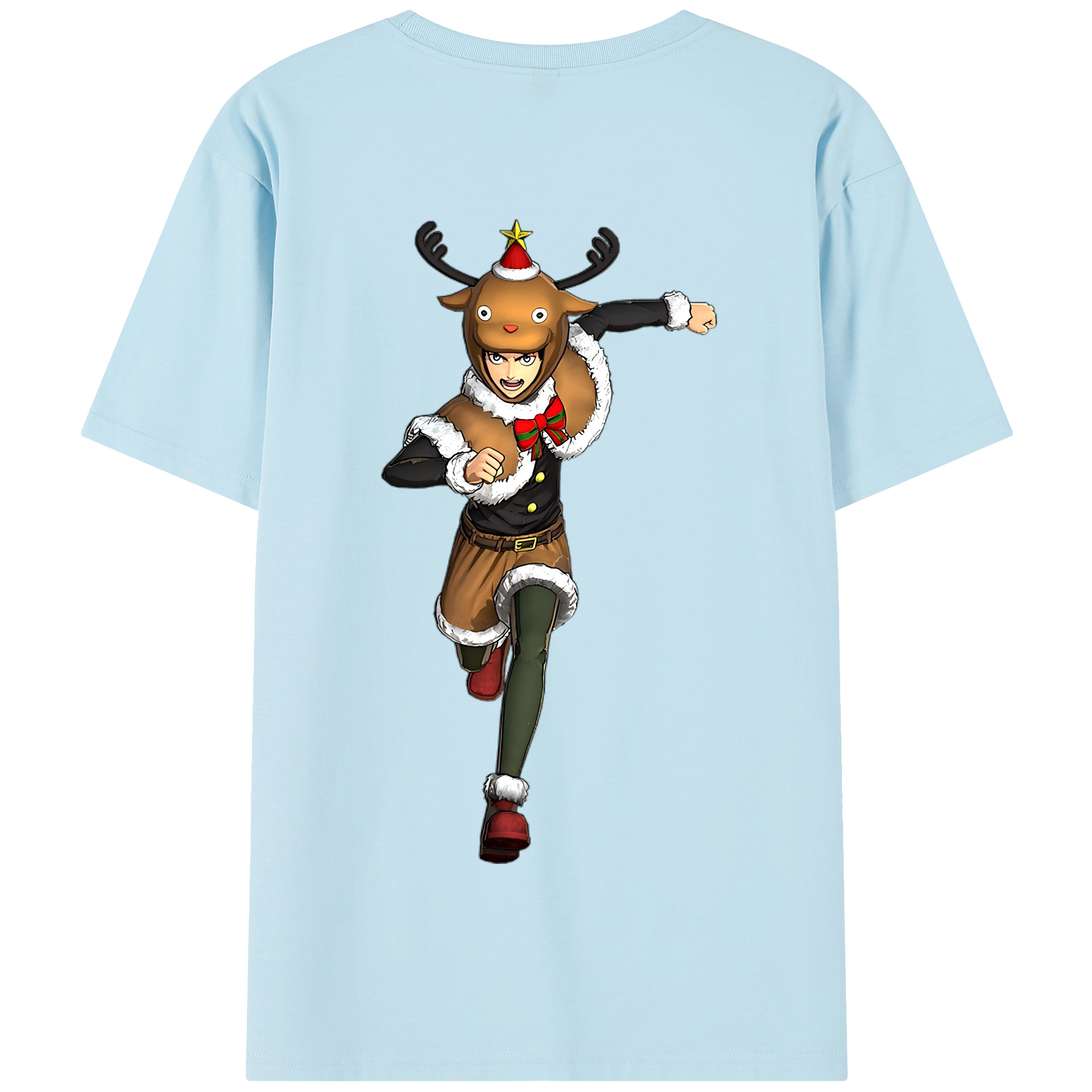 （画像用） 進撃の巨人 エレン･イェーガー Attack on Titan Eren Jäger 綿100％半袖Tシャツ（背面プリント）